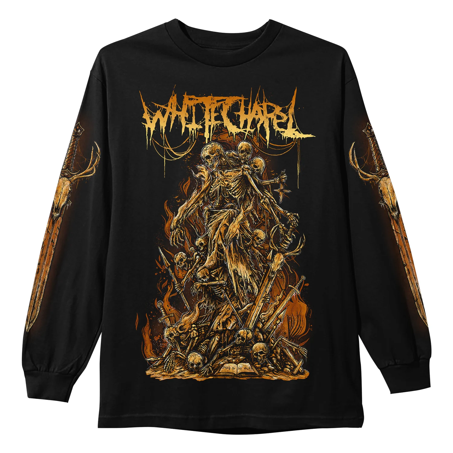 Burn Forever Black Long Sleeve