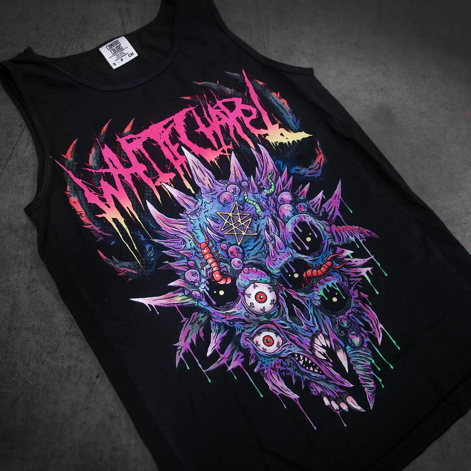 Cultist Trip Black Tank Top - Image 3